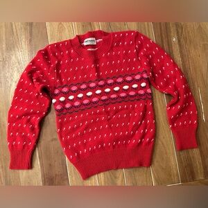 Children’s knit waves vintage sweater.